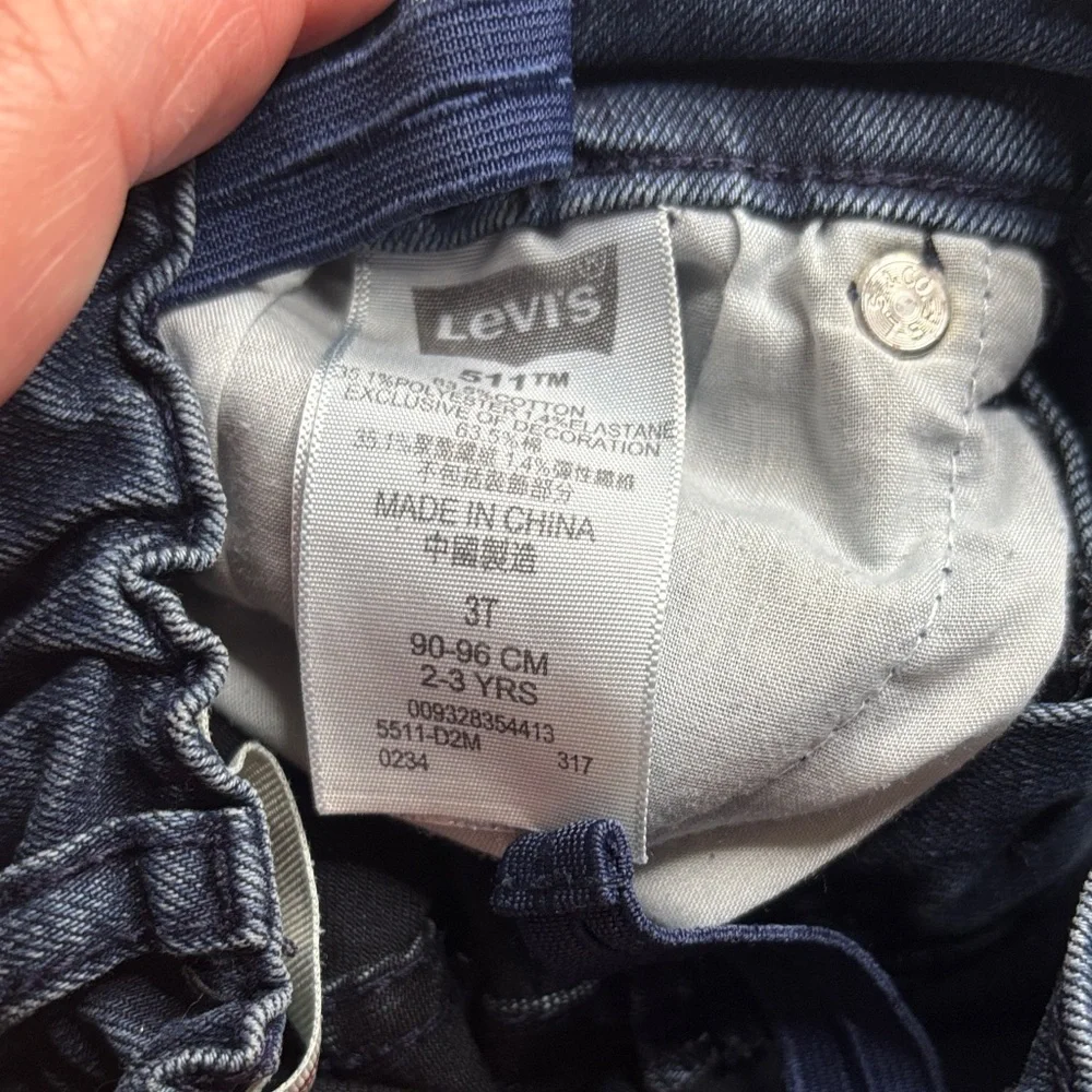 Levi's Dark Blue Kids Denim Shorts